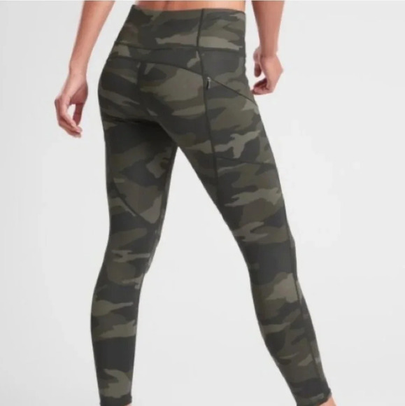 Athleta contender 7/8 tight camo cool and sleek to the touch size medium - Picture 5 of 7